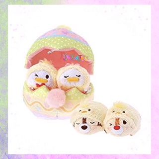 Disney Tsum Tsum Easter Plush Doll Set Chip Dale Donald Duck Daisy Duck ซุมซุม