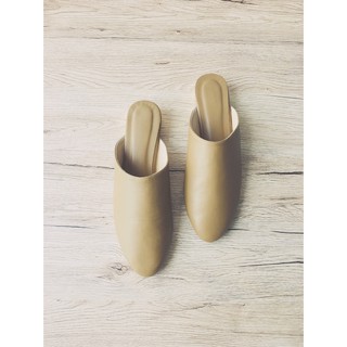 Plie GLOVE Mules - almond