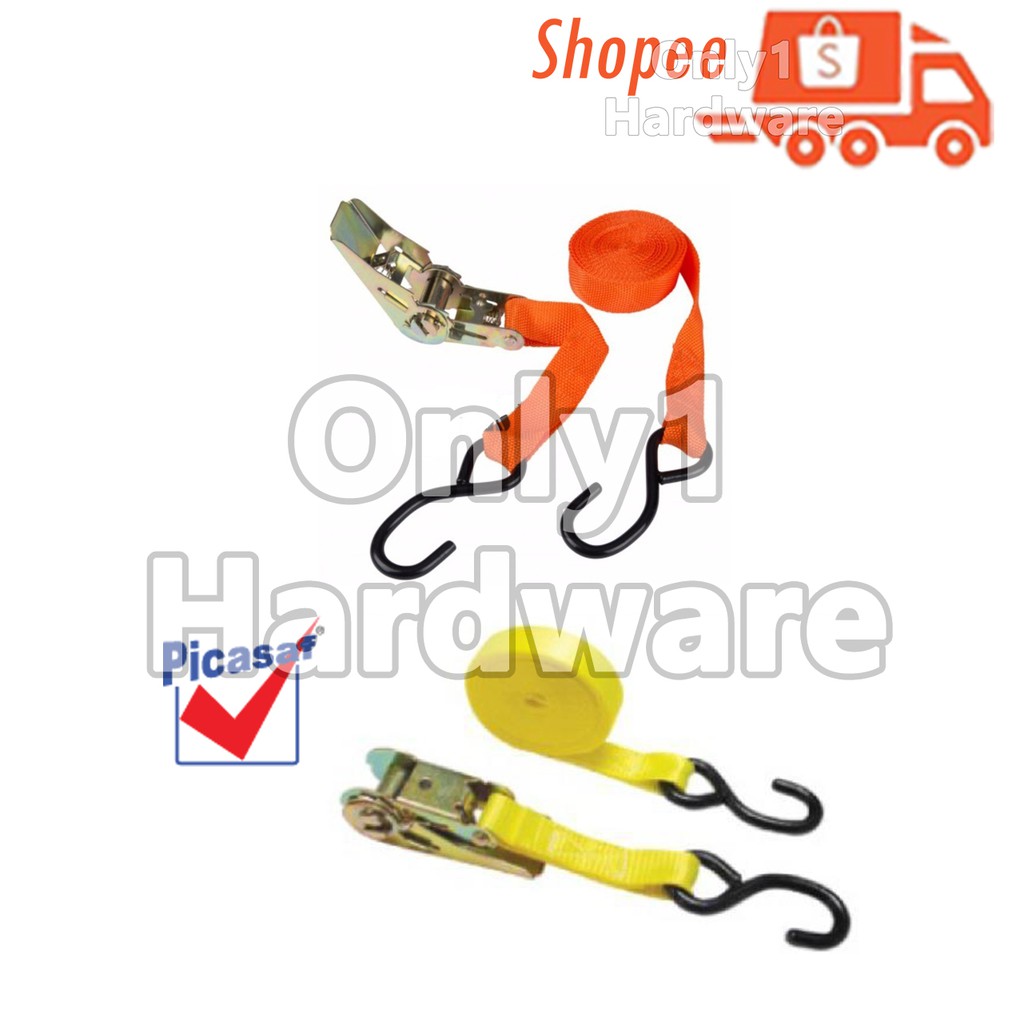 1x15ft RATCHET TIE DOWN CAR MOTORCYCLE TIE DOWN RATCHET BELT LORRY RATCHET BELT