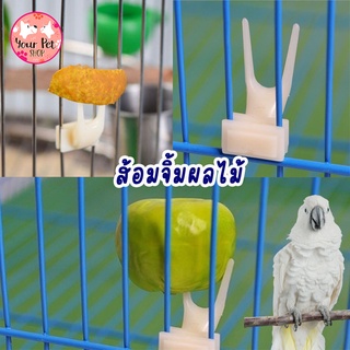 ส้อมจิ้มผลไม้ ส้อมจิ้มผลไม้นก ส้อมจิ้มผลไม้พลาสติก นก Bird นกแก้ว ฟอพัส หงส์หยก คอนัวร์ เลิฟเบิร์ด นกฟินซ์