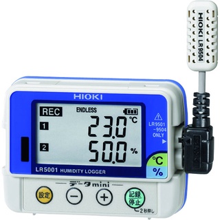 HIOKI เครื่องบันทึกอุณหภูมิและความชื้น Temperature and Humidity Logger รุ่น LR5001