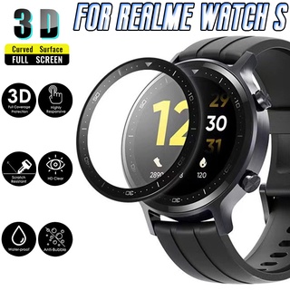 ฟิล์มกันรอยหน้าจอ 3D HD แบบใส อุปกรณ์เสริม สําหรับ Realme Watch S Realme Watch S Pro