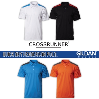 Crossrunner เสื้อโปโล สีขาว ไพลิน ดํา ส้ม สําหรับทุกเพศ CRP2400