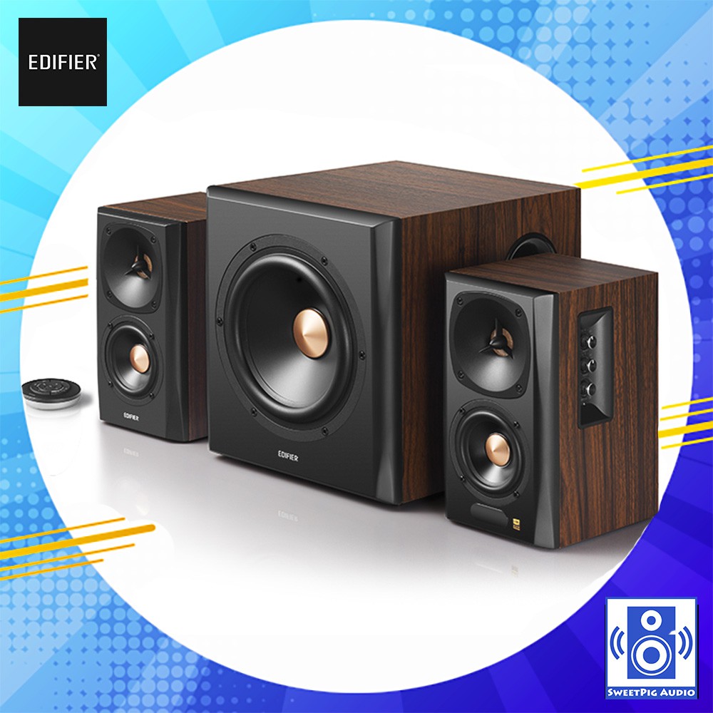 ลำโพง Edifier S360DB 2.1 Wireless SUB Bluetooth Speaker Brown  รับประกันศูนย์ไทย 2 ปีเต็ม