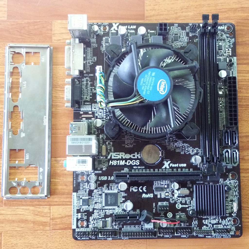 (ช่วงโปรส่งฟรี) CPU Pentium G3240 พร้อมเมนบอร์ด H81M-DGS (1150)