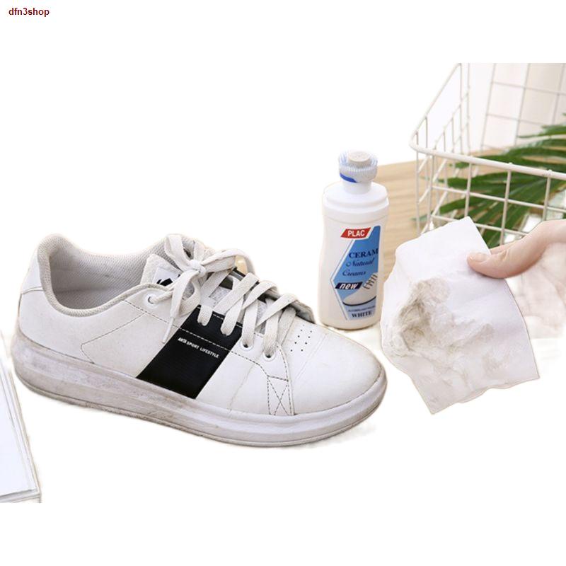 จัดส่งตรงจุดน้ำยาขัดรองเท้า ให้ขาวสะอาด PLAC Cream Natural Cleanser ขนาด 100ML.