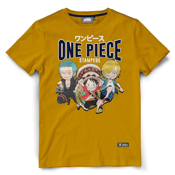 เสื้อยืดวันพีซ ลาย Stampede Luffy, Zoro, Sanji