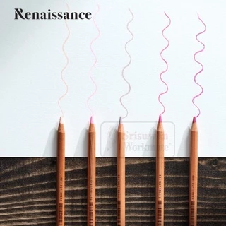 Renaissance กล่องเหล็ก ดินสอสีไม้ เกรดอาร์ตติส รุ่น 12 / 24 / 36 / 48 สี ดินสอสี เรนาซองซ์ Artists Colour Pencil สีไม้