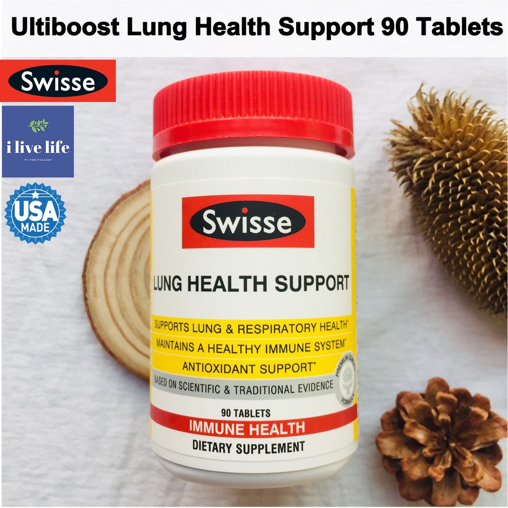 Ultiboost Lung Health Support 90 Tablets - Swisse