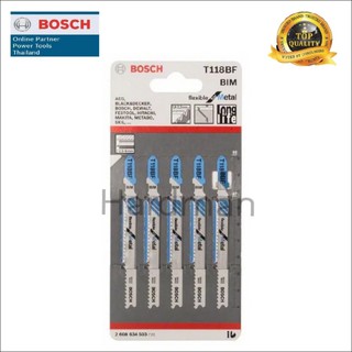 Bosch ใบเลื่อย T 118BF (5pcs)#1029