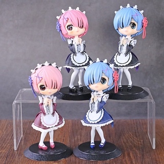 ฟิกเกอร์ งานแท้ JP - Rem,Ram - Qposket [ Re Zero ]