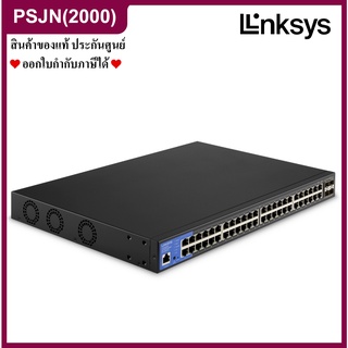 Linksys LGS352MPC 48-PORT Managed Gigabit Switch + 4SFP (10Gigabit) แบบปรับตั้งค่า 48 พอร์ตรองรับ PoE