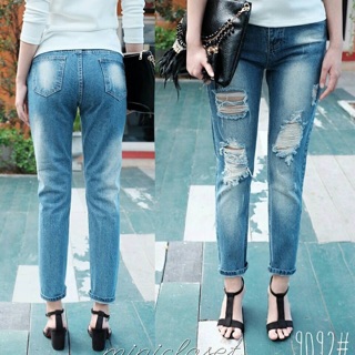 Ripped jeans 9092#