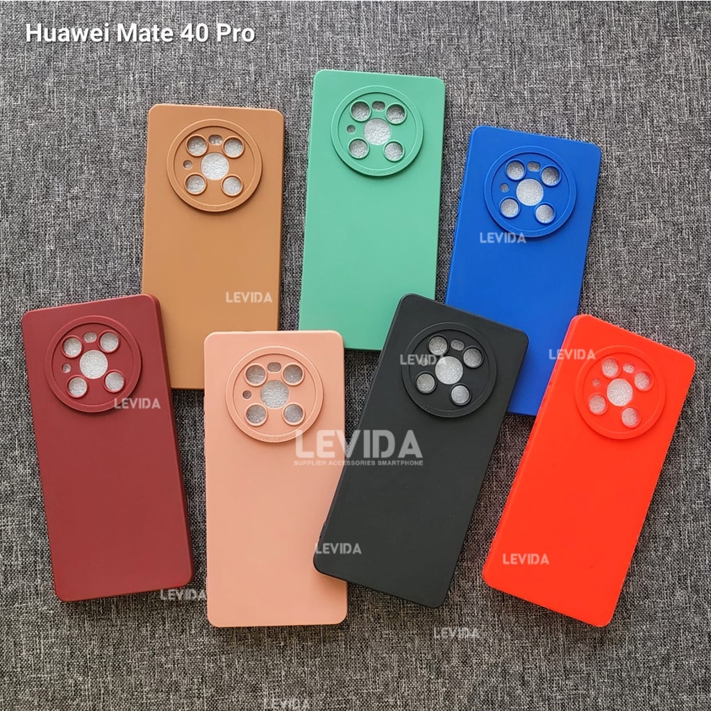 Huawei Mate 40 Pro Huawei P50 Pro Softcase Proกล้องซิลิคอนMatte Caseคลุมทั้งหมดHuawei Mate 40 Pro Hu