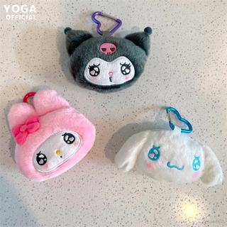 กระเป๋าใส่เหรียญ หูฟัง ใส่บัตรได้ ลาย Sanrio Cinnamoroll Kuromy Mymelody น่ารัก สําหรับเด็ก