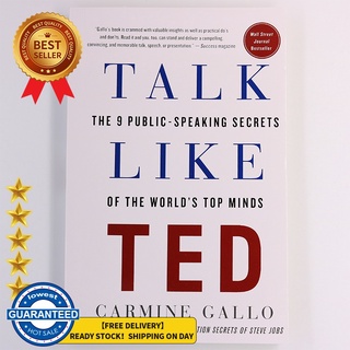 【ขายดี】Like TED：The 9 Public-Speaking Secrets of the Worlds Top Minds หนังสือภาษาอังกฤษ