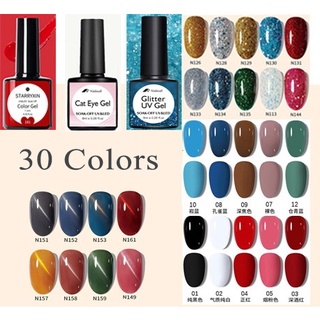 สีทาเล็บเจล สีพื้น 30 สี