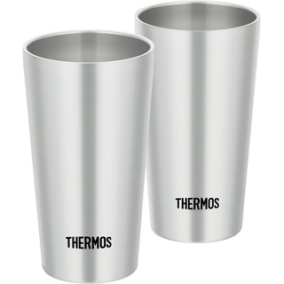 Thermos เทอร์มอส แก้วน้ำสูญญากาศฉนวนสแตนเลส 300มล. 2 ชิ้น JDI-300 S k0853