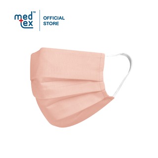 Medtex รุ่น M3 หน้ากากผ้ามัสลิน 3 ชั้น สีชมพูพีข