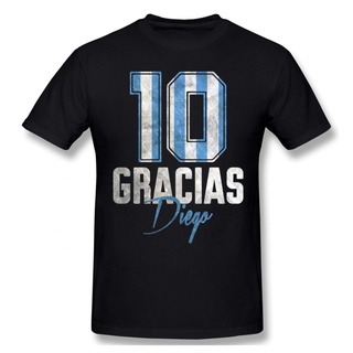 GILDAN 【Chic Tops】เสื้อยืดแขนสั้น ผ้าฝ้าย 100% พิมพ์ลาย Gracias Diego Goodbye Maradona โอเวอร์ไซซ์ สําหรับผู้ชายS-5XL