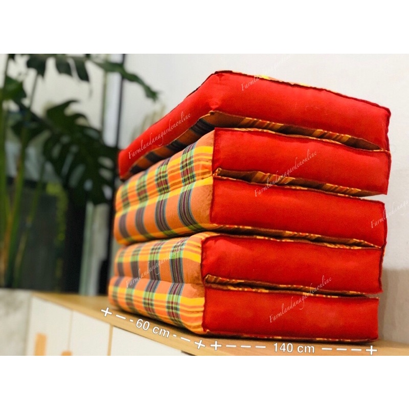 เสื่อนอนนุ่น 5พับเล็ก 50x135x6ซม. นุ่นแท้ 100% Otop Kapok Fober *ออเดอร์ละไม่เกืน 3ชิ้น
