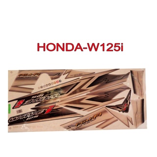 A สติ๊กเกอร์ติดรถมอเตอร์ไซด์ สำหรับ HONDA-W125i ปี2007 ไฟเลี้ยวบังลม สีมุก