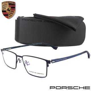 PORSCHE DESIGN แว่นตา รุ่น 9292 C-4 สีน้ำเงิน กรอบแว่นตา( สำหรับตัดเลนส์ ) ทรงสปอร์ต วัสดุ สแตนเลสสตีล ขาข้อต่อ