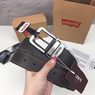 OUTLET WATCH LEVIS BELTS เข็มขัดผู้ชาย เข็มขัดผู้ชายหนัง belt Mens genuine leather belt Mens belt OAV259