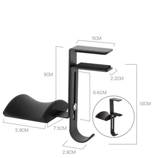 ที่แขวนหูฟังแบบหนีบ🌟🌟รุ่นใหม่ NEW 🌟🌟headphone hanger ✖️✖️🛠️ไม่ต้องใช้ปะแจ 6 เหลี่ยม🛠️