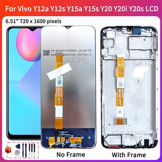 อะไหล่หน้าจอสัมผัส LCD แบบเปลี่ยน สําหรับ Vivo Y12a Y12s Y15a Y15s Y20 Y20i Y20s