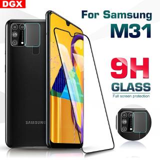 dgx ฟิล์มกระจก กันรอย ติดหน้าจอมือถือ และ เลนส์กล้องมือถือ สําหรับ samsung galaxy m31