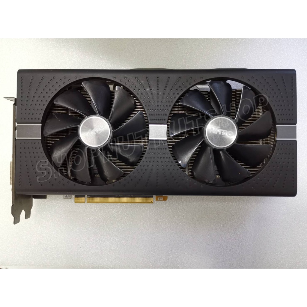 การ์ดจอ SAPPHIRE NITRO RX 570 4GB มือสองสภาพดี ไม่มีกล่อง (อ่านรายละเอียดก่อนสั่งซื้อ) สินค้าพร้อมส่