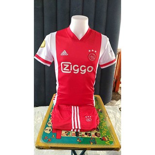 💥⚽ชุดกีฬาผู้ชายทีมอัมสเตอร์ดัม/Ajax Amsterdam ตัวฤดูกาล2020-2021