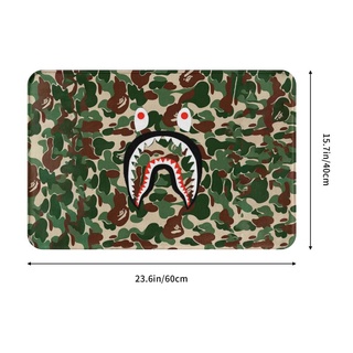 Bape (2) พรมเช็ดเท้า กันลื่น ดูดซับน้ํา แห้งเร็ว สําหรับห้องน้ํา ห้องครัว ทางเข้า