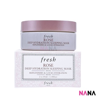 Fresh Rose Deep Hydration Sleeping Mask 70ml มาส์กหน้ายามค่ำคืนบำรุงผิวหน้าสารสกัดจากดอกกุหลาบ 70 มิลลิลิตร