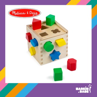 Melissa &amp; Doug I Shape Sorting Cube Classic Toy Item # 575 ชุดบล๊อกหยอดรูปร่าง I MARKIN.Babe