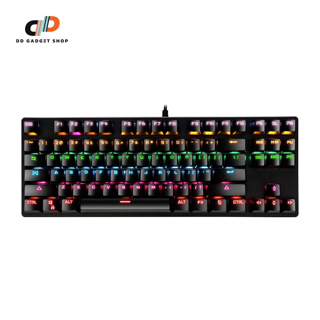[พร้อมส่ง] คีย์บอร์ดเกมมิ่ง Gaming Keyboard ชุดคีย์บอร์ด รุ่น K7 87คีย์