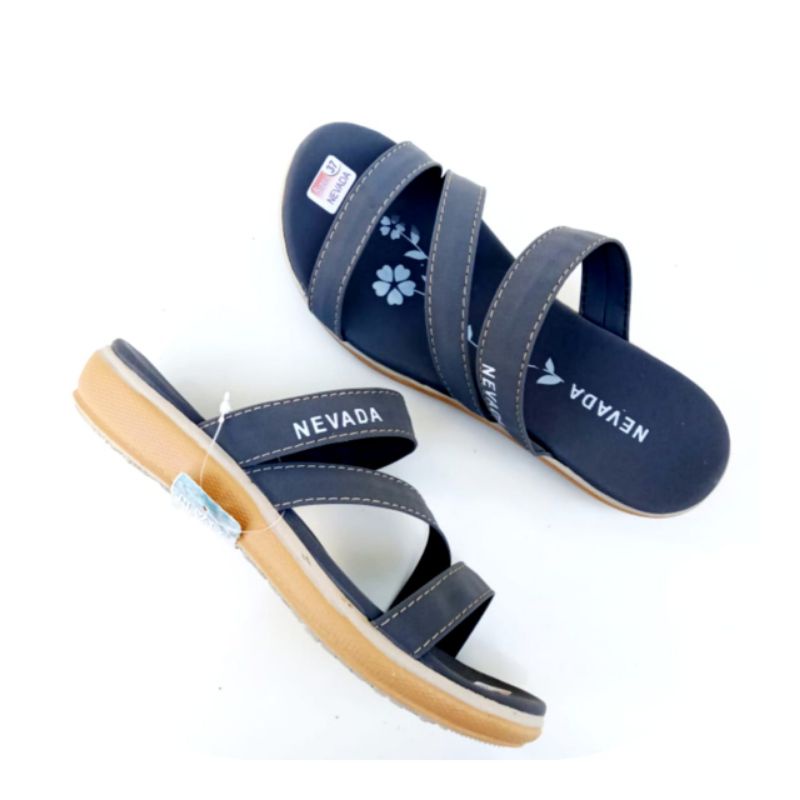 รองเท้าแตะ Nevada รุ่นใหม่ล่าสุด / รองเท้าแตะ Nevada Slop / รองเท้าแตะส้นแบน Nevada