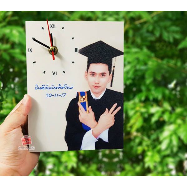 กรอบลอย ขนาด 6*8 นิ้ว ใส่นาฬิกา ใส่รูปที่ลูกค้าต้องการ