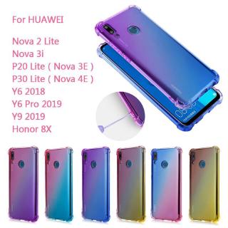 เคสมือถือ แบบซิลิโคน สำหรับ Huawei nova 3i Y9 Y6 pro 2019 Y6 2018 P20 P30 Lite honor 8X