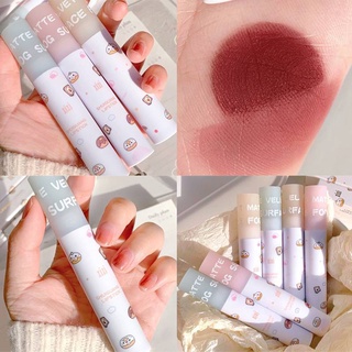 XiXi ลิปสติกเนื้อแมตต์กำมะหยี่ [D410] matte velvet lipstick สีสวย แพ็กเกจน่ารัก