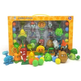 【เก็บเงินปลายทาง】ของเล่นเด็ก พืช ซอมบี้ พืชซอมบี้ ของเล่นโมเดล Plants vs Zombies /ฟิกเกอร
