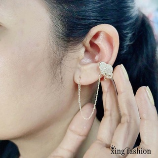 earcuff ต่างหูแบบเกาะ/หนีบ ต่างหูแฟชั่นสไตส์เกาหลี,XE00337