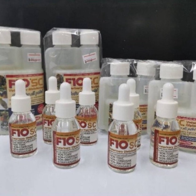 F10 SC  สำหรับล้าง พ่น ทำความสะอาด ในกรงนก