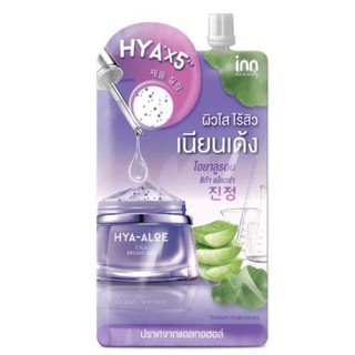 (6ซอง/กล่อง) Inn Beauty HYA-ALOE Cica Bright Gel อินน์ บิวตี้ ไฮยา-อโล ซิก้า ไบรท์ เจล