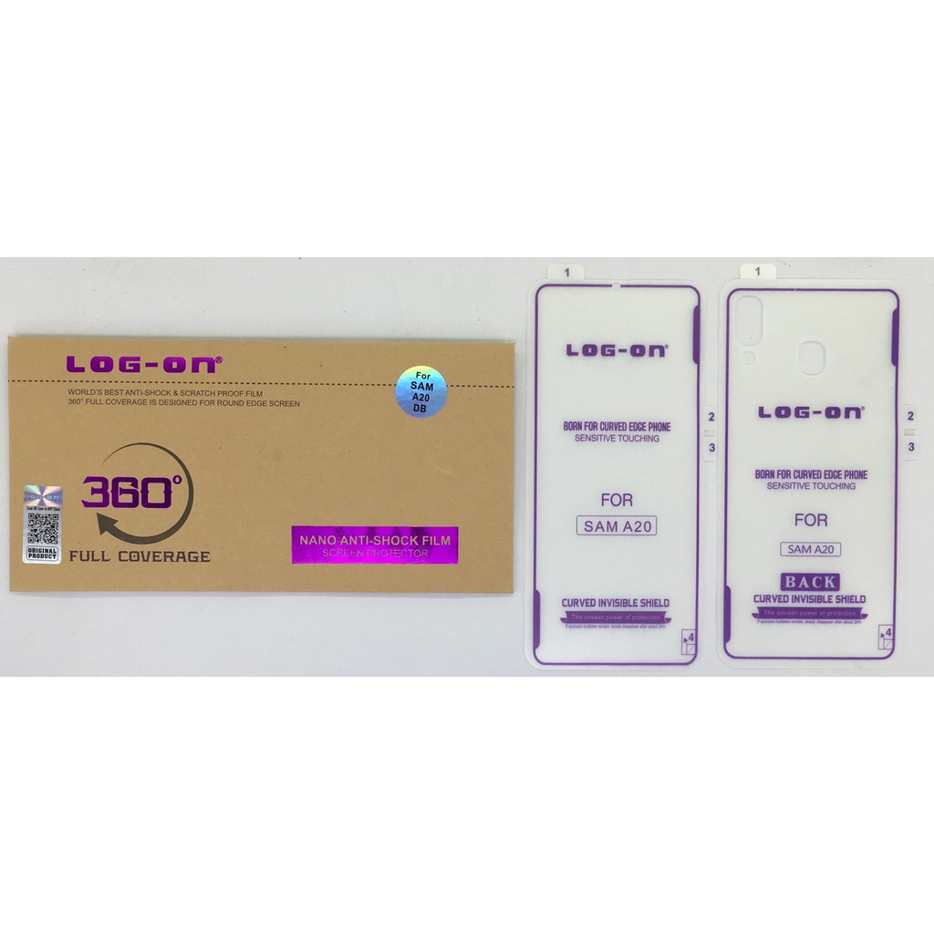 LOG ON ANTISHOCK SAMSUNG A20 DB ANTI SCRATCH JELLY