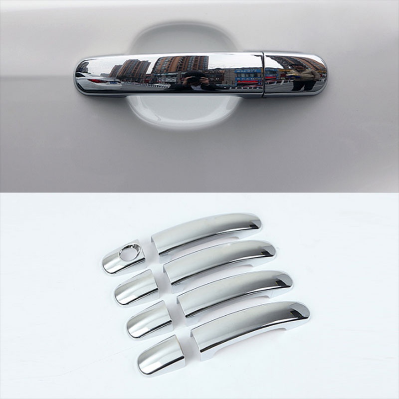 1 ชุด ABS Chrome Trim มือจับประตูครอบคลุม Fit สําหรับ Ford Focus 2 MK2 2005-2011 2012 2013 สําหรับ Focus 3 4 MK3 2012-2017 จัดแต่งทรงผม