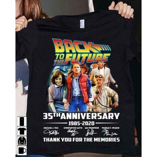 เสื้อขาว - บุคลิกภาพครบรอบ 35 ปี 1985-2021 กลับสู่อนาคตภาพยนตร์ที่กําหนดเอง Tshirts