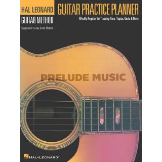 (โค้ดINCSM2Lลด70฿) GUITAR PRACTICE PLANNER Weekly Lesson Planner for Guitarists(HL00697401)