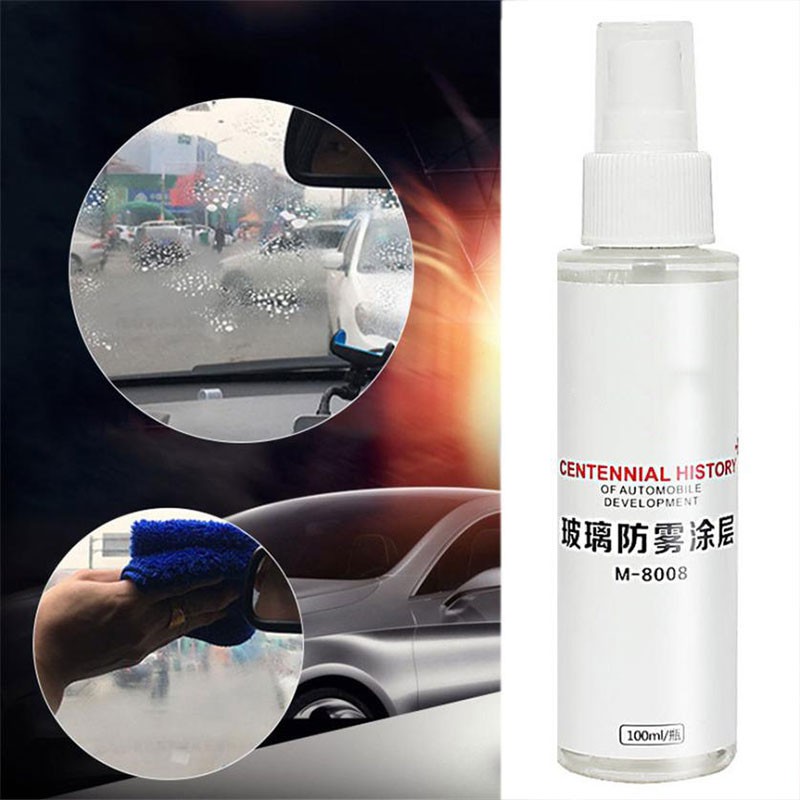 Antifog Coating 100ml Windshield Reusable Interior Antifog 100ml Auto